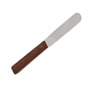 Borosil Ointment Spatula Wooden Handle LASO8888W06 image-1