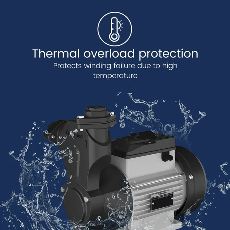  Crompton MASTER DURA II 0.5 HP Self Priming Pump Image 5