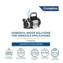  Crompton AQUAGOLD DURA 5030 0.5 HP Self Priming Pump Image 7