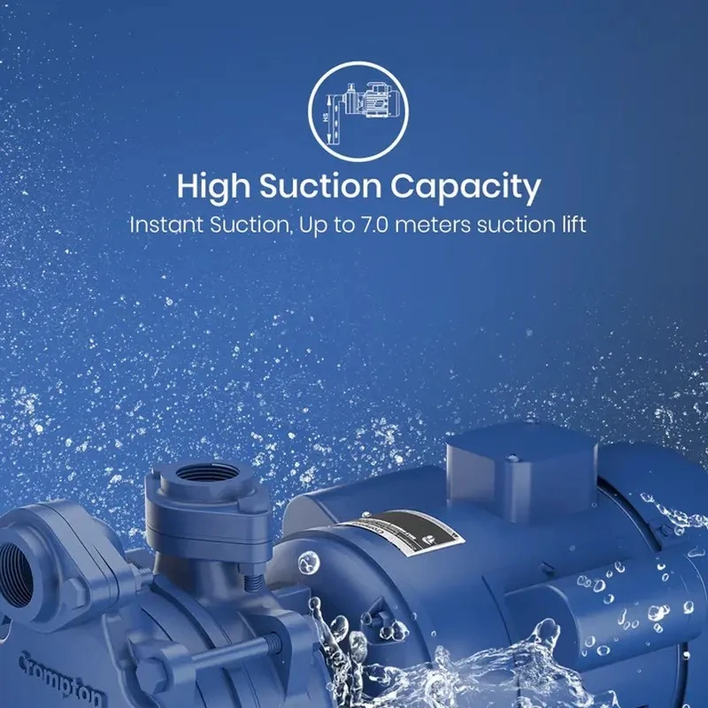  Crompton DMB10DGL(3Ph) 1 HP Domestic Monoblock Pump Image 4
