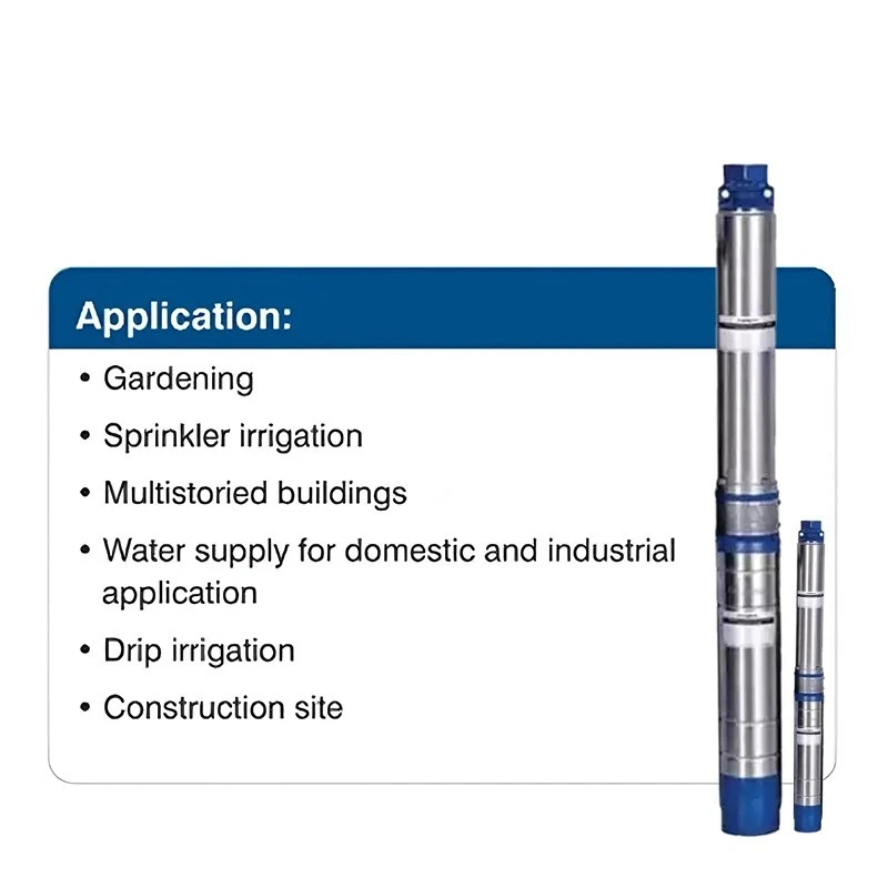  Crompton 4VO21RE1 1 HP V4 Oil Filled Submersible Pumpset Image 4