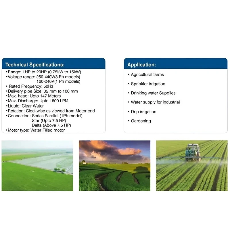  Crompton CROSV5M35HB20 20 HP Vertical Openwell Submersible Pump Image 3