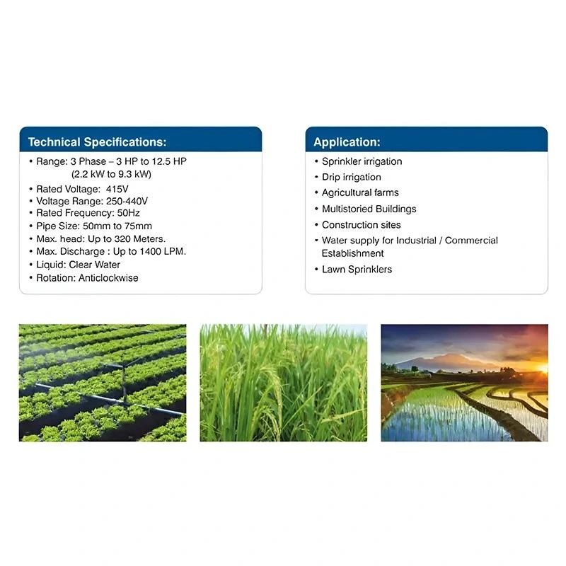  Crompton 6W8R7.5DM 7.5 HP V6 Water Filled Submersible Pumpset Image 3