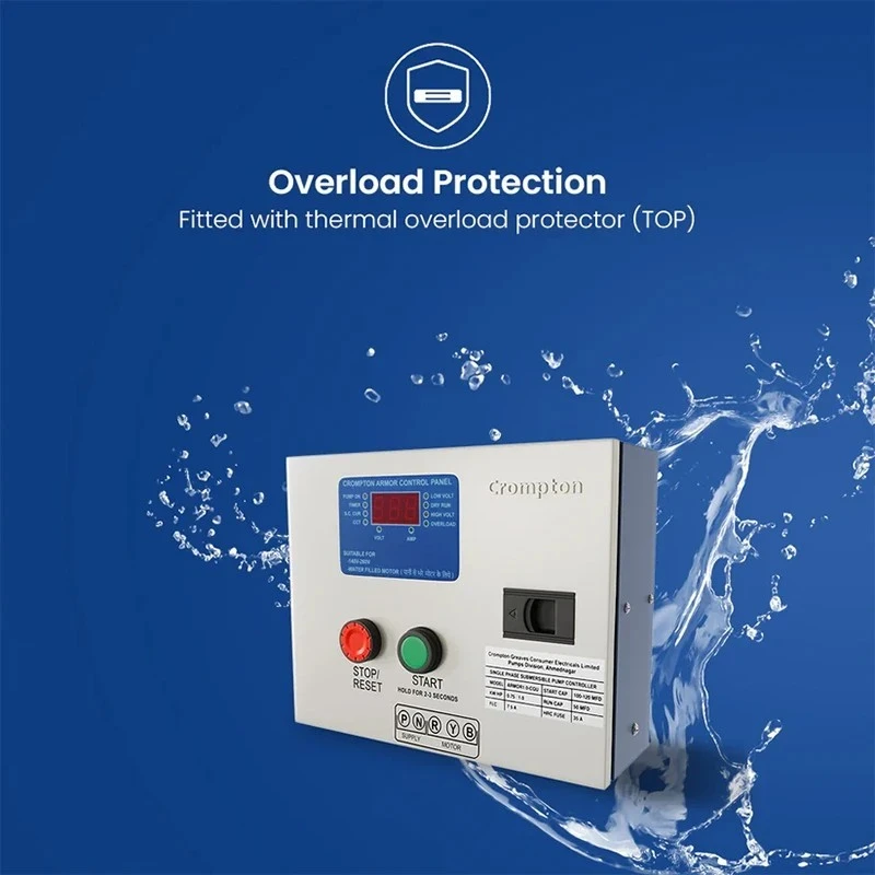  Crompton CP90140SD 10 HP Digital Control Panel Image-6
