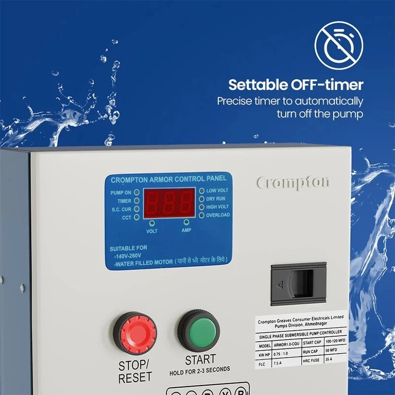  Crompton CP280420SD 11.3 HP Digital Control Panel Image-7