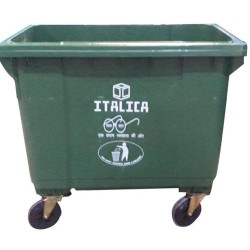 italica-green-wheeled-plastic-dustbin-10594