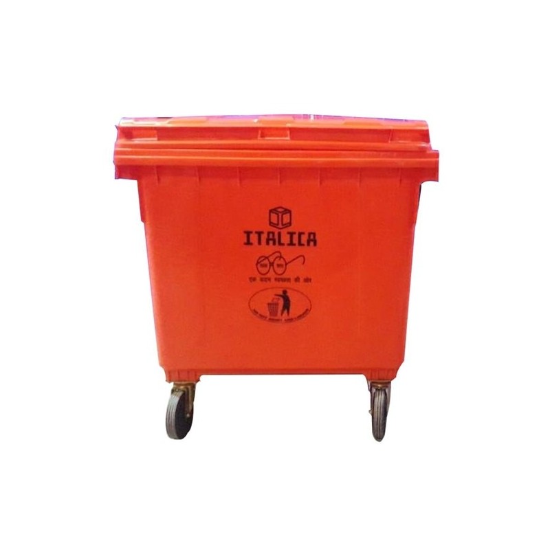 plastic-orange-wheeled-italica-dustbin-10602