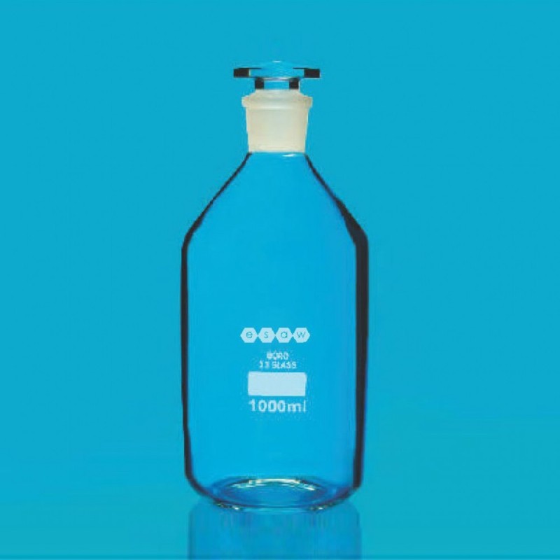 reagent-bottles-narrow-mouth-with-interchangeable-flat-head-solid-glass-stopper-10639