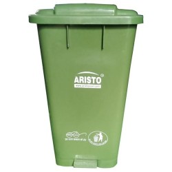 plastic-green-aristo-65-l-pedal-dustbin-for-hospital-10648