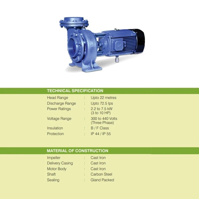  Kirloskar 7.5 HP KS-817+ Monoblock Pump Image-7