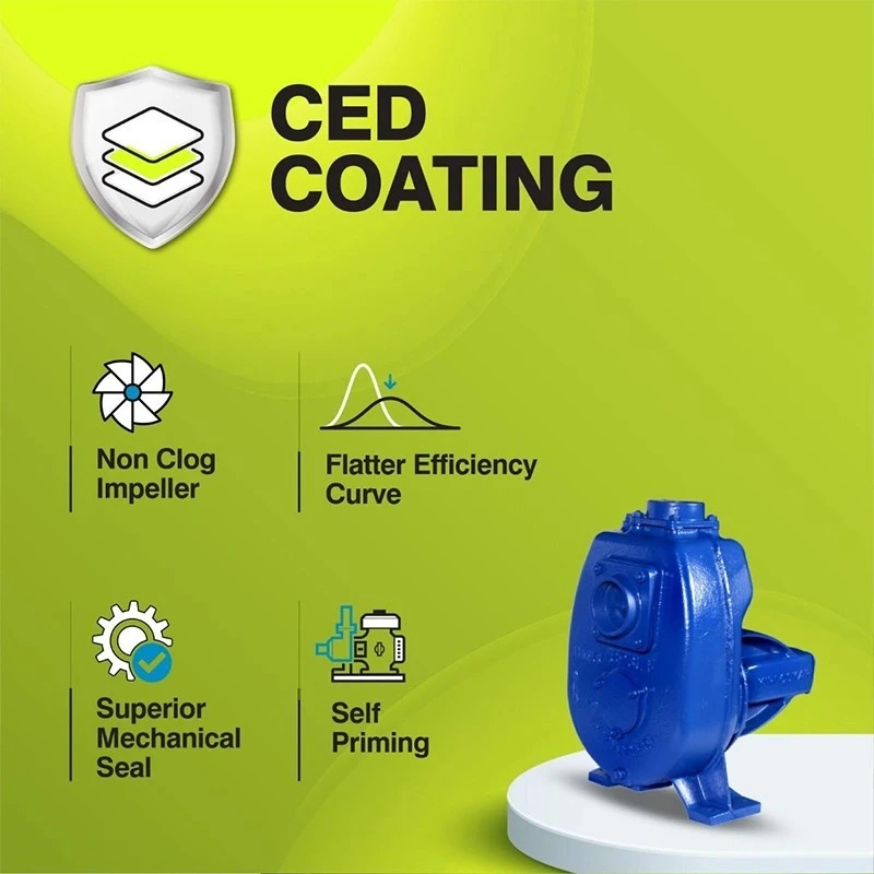  Kirloskar 20 HP SP-6LA Self Priming Sewage Pump Image-4