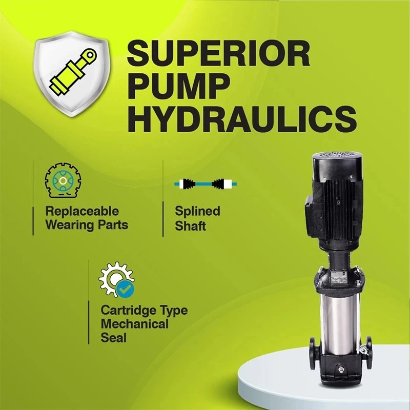  Kirloskar 1.5 HP KSIL20-1 Vertical Inline Pump Image-3