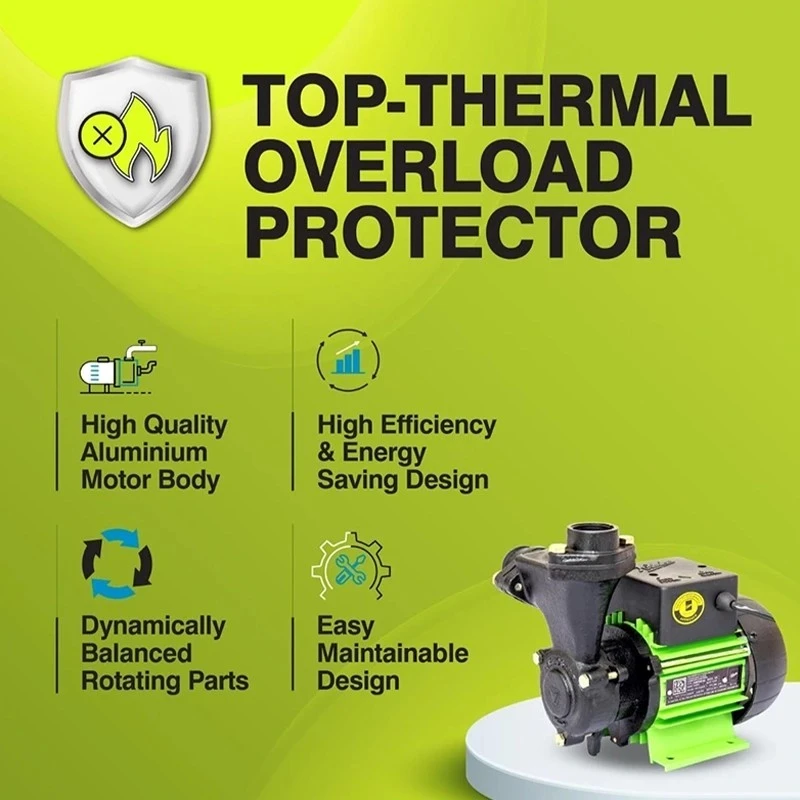  Kirloskar 0.5 HP CHHOTU Self Priming Pump Image-4