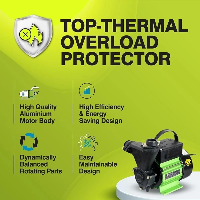  Kirloskar 1 HP Chhotu Star Ultra Self Priming Pump Image-4