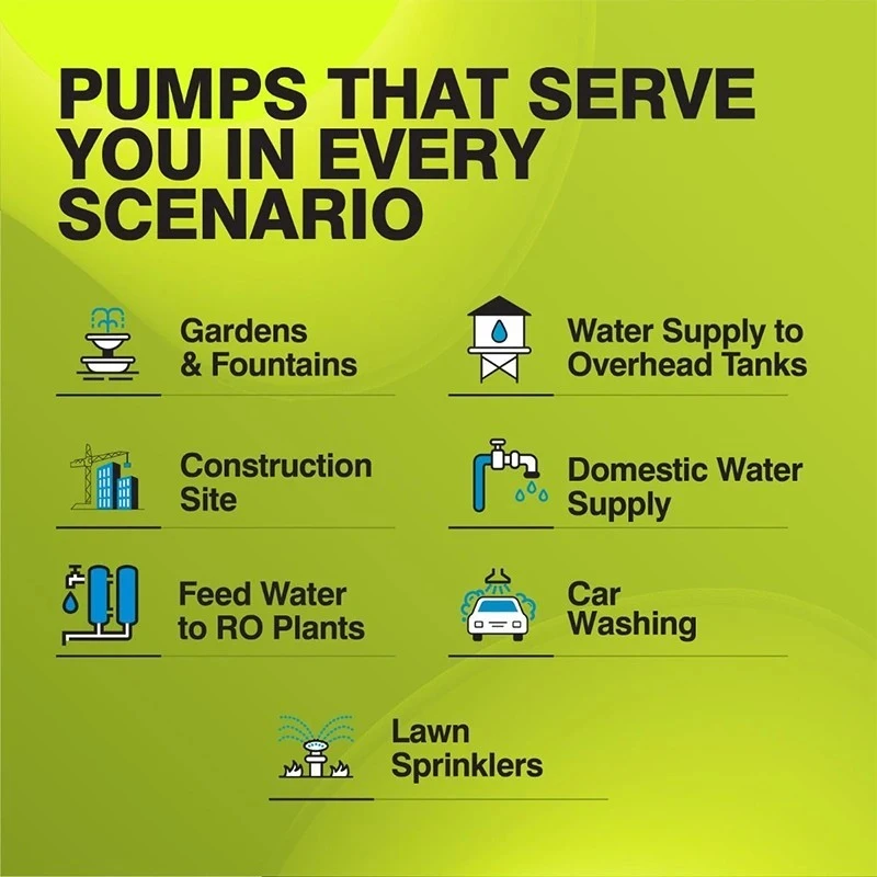  Kirloskar 1 HP JALDAKSH Silver Self Priming Pump Image-4