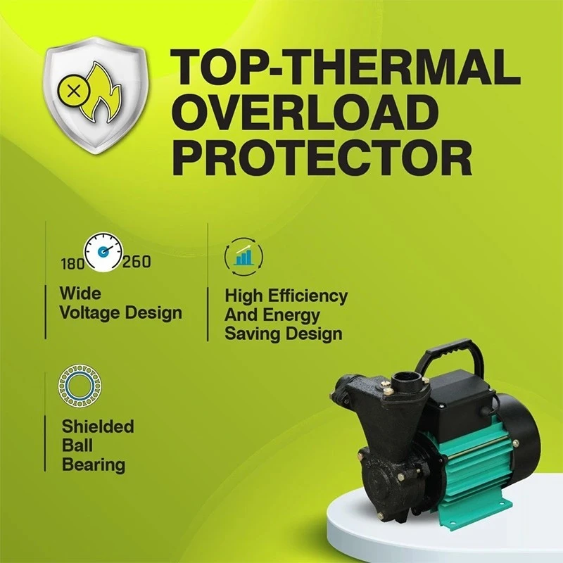  Kirloskar 1 HP KBL MINI JALHANSA-I Silver Self Priming Pump Image-4