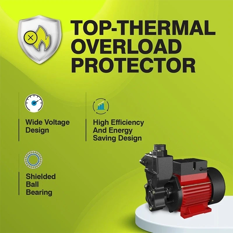  Kirloskar 0.5 HP KBL MINI JALNAYAK-II Gold Self Priming Pump Image-4