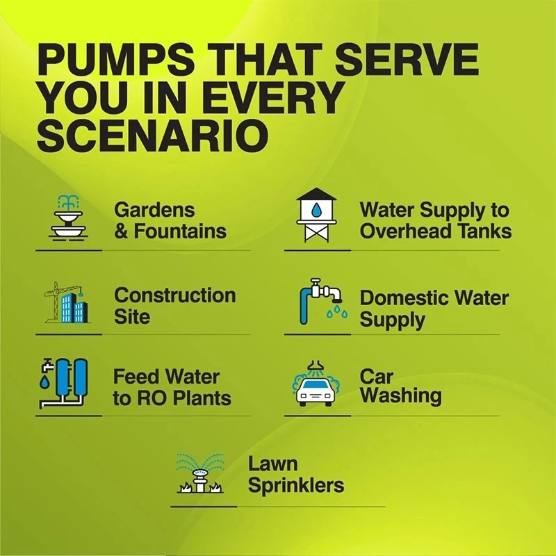  Kirloskar 1 HP JALTARA-I Gold Self Priming Pump Image-5