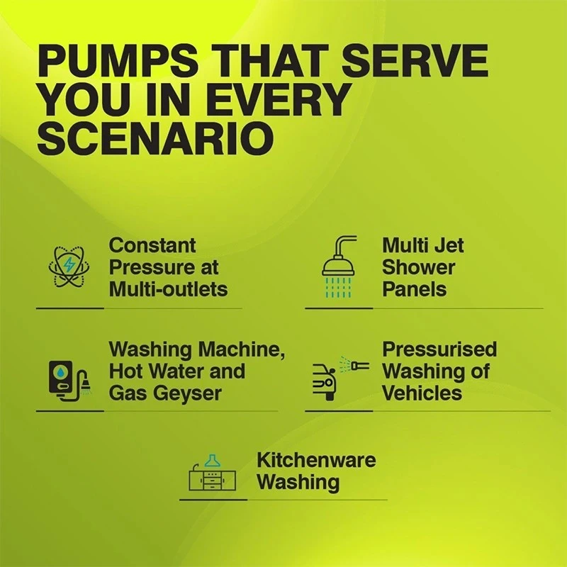  Kirloskar 0.8 HP CPBS-62824V M.STG-3-SS IMP Pressure Booster Pump Image-4