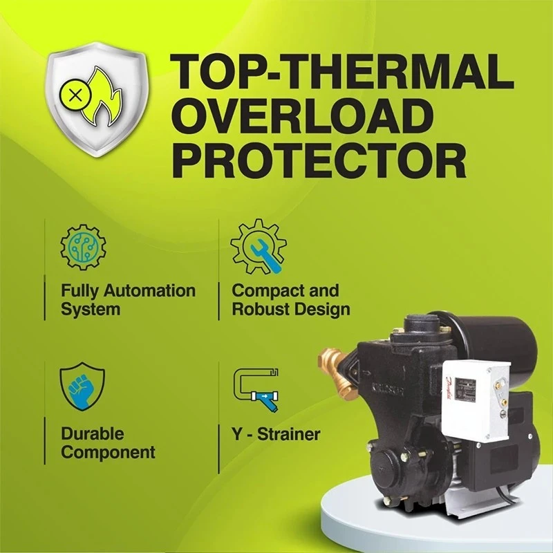  Kirloskar 0.5 HP K-Booster Pressure Booster Pump Image-3