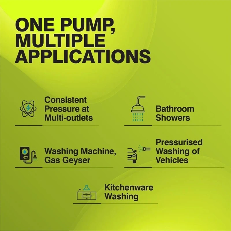  Kirloskar 0.5 HP K-Booster Pressure Booster Pump Image-4