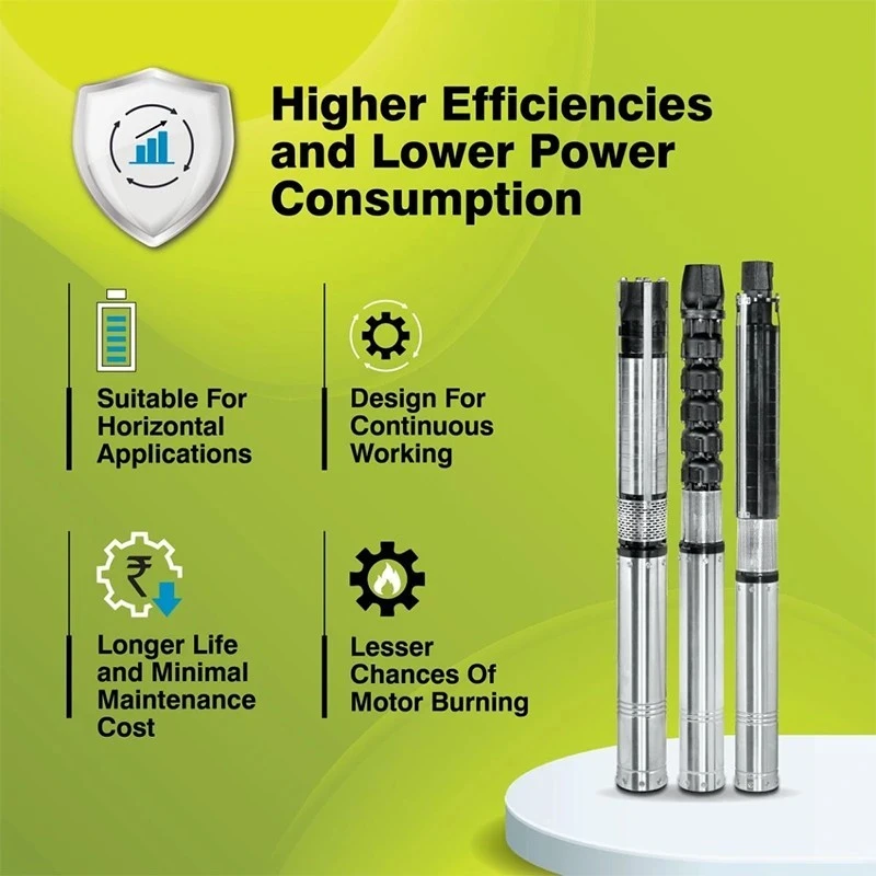  Kirloskar 10 HP KU6i HHN-300-1010 Oil Submersible Pumpset Image-3