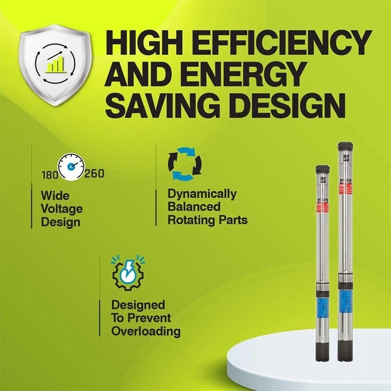  Kirloskar 1.5 HP KS3A-1538-CP Water Submersible Pumpset Image-3