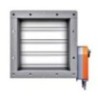 Stainless Steel Fire And Smoke Dampers Motorized