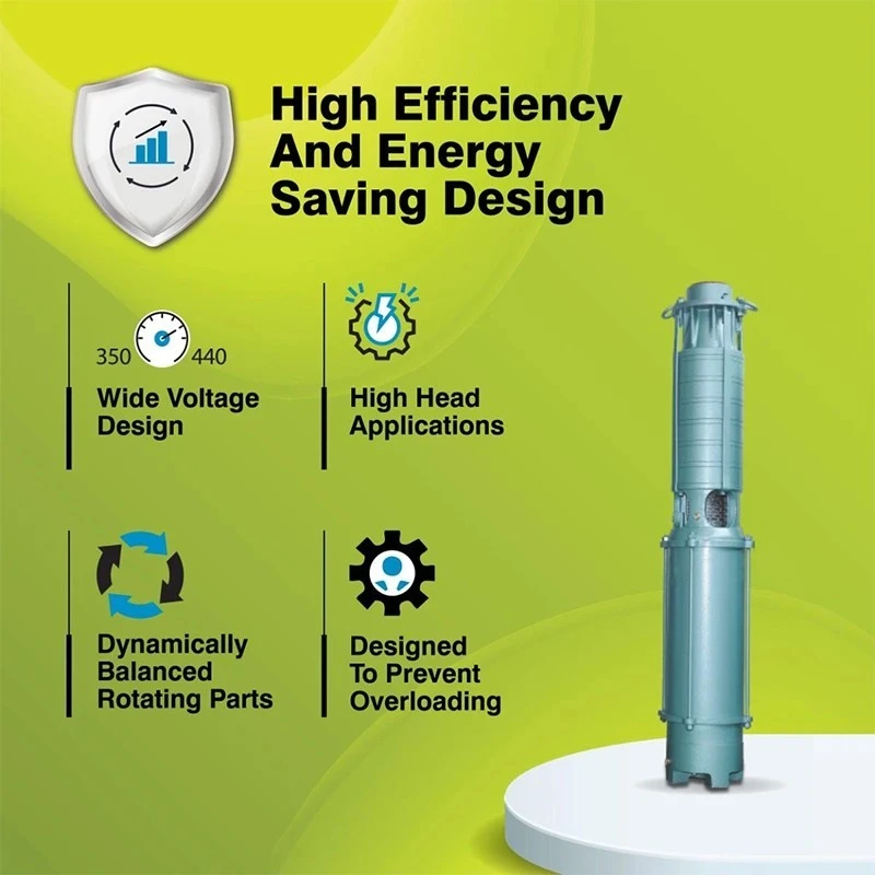  Kirloskar 15 HP JVSA 1506 Vertical Openwell Submersible Pump Image-3