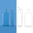 Borosil 1290-Roux Bottle With off Set Neck image-1