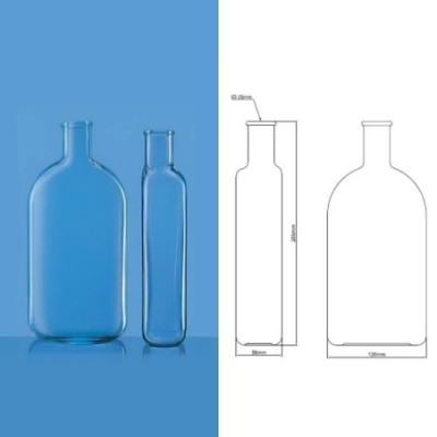 Borosil 1290-Roux Bottle With off Set Neck image-1
