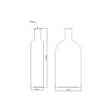  Borosil 1290-Roux Bottle With off Set Neck image-3
