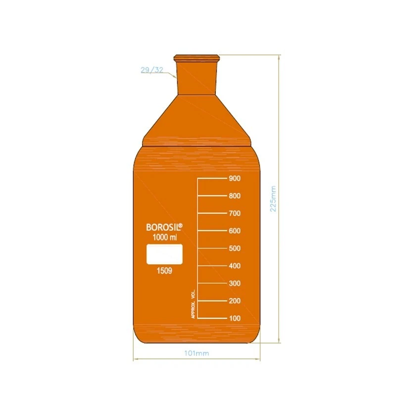  Borosil 1509-Narrow Mouth Reagent Bottle image-3