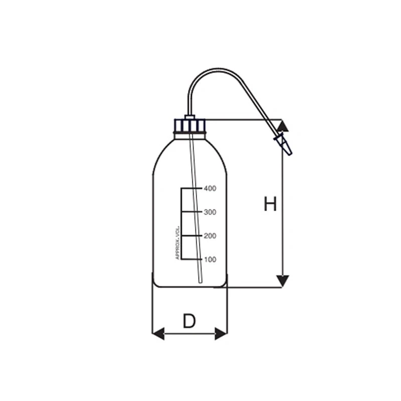  Borosil 166P-Squeeze Type LDPE Plastic Wash Bottles image-3
