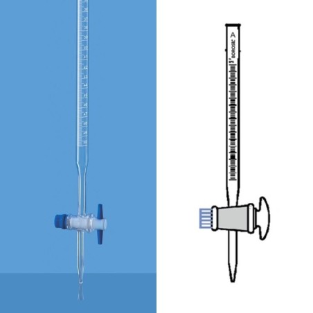 Borosil 2129-Burettes With PTFE stopcock image-1