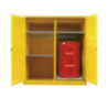 Industrial Drum Storage Cabinet yellow