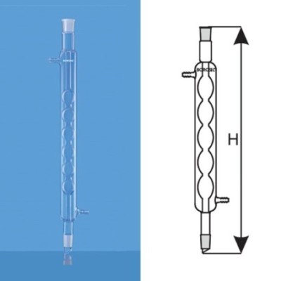 Borosil 2480-Allihn Condenser With Drip Tip image-1