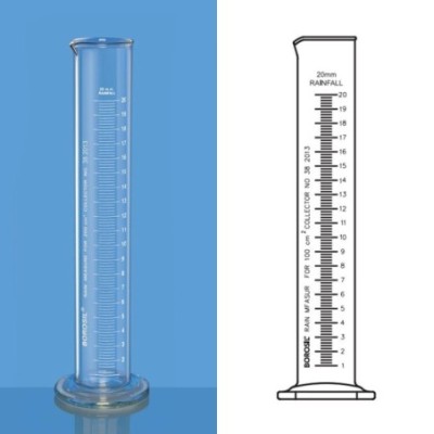Borosil 3070-Rain Measure Cylinders