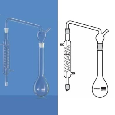 Borosil 3340-Distilling Apparatus With Graham Condenser image-1