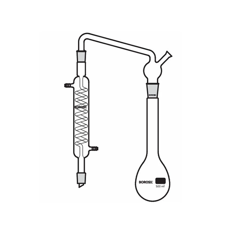  Borosil 3340-Distilling Apparatus With Graham Condenser image-3