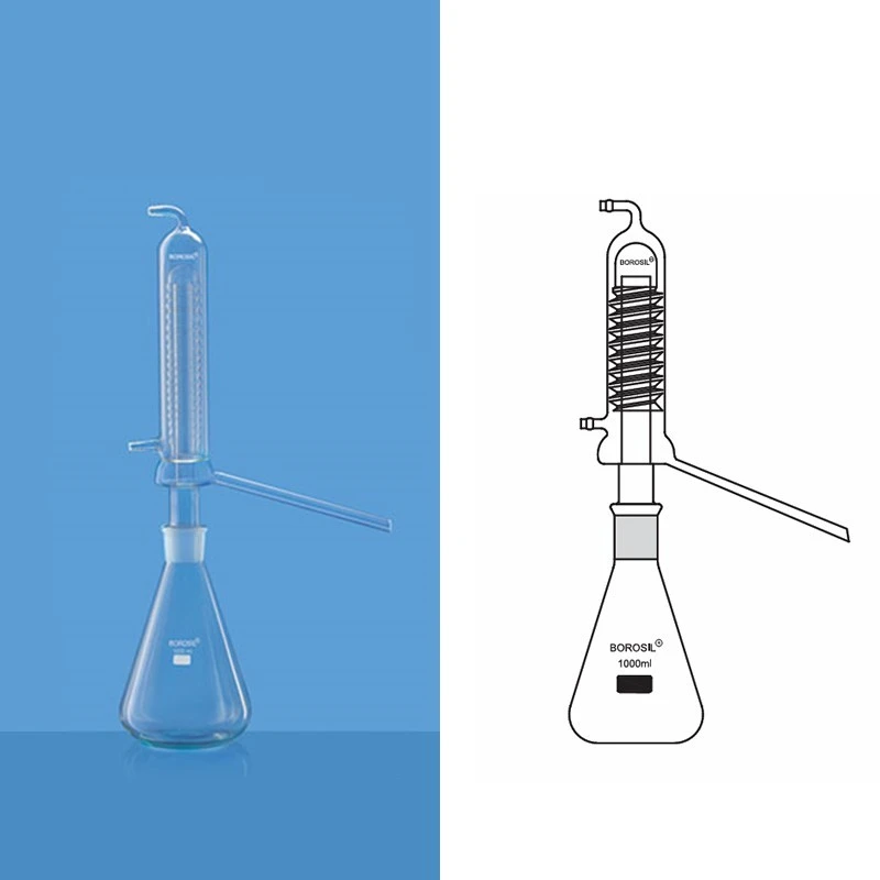 Borosil 3440-Distilling Apparatus with Friedrichs Condenser image-1