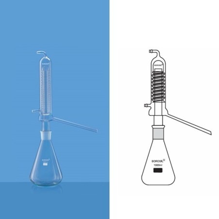 Borosil 3440-Distilling Apparatus with Friedrichs Condenser image-1