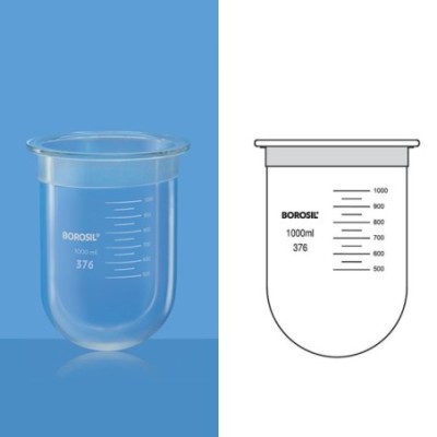Borosil 4270-Dissolution D-Flask image-1