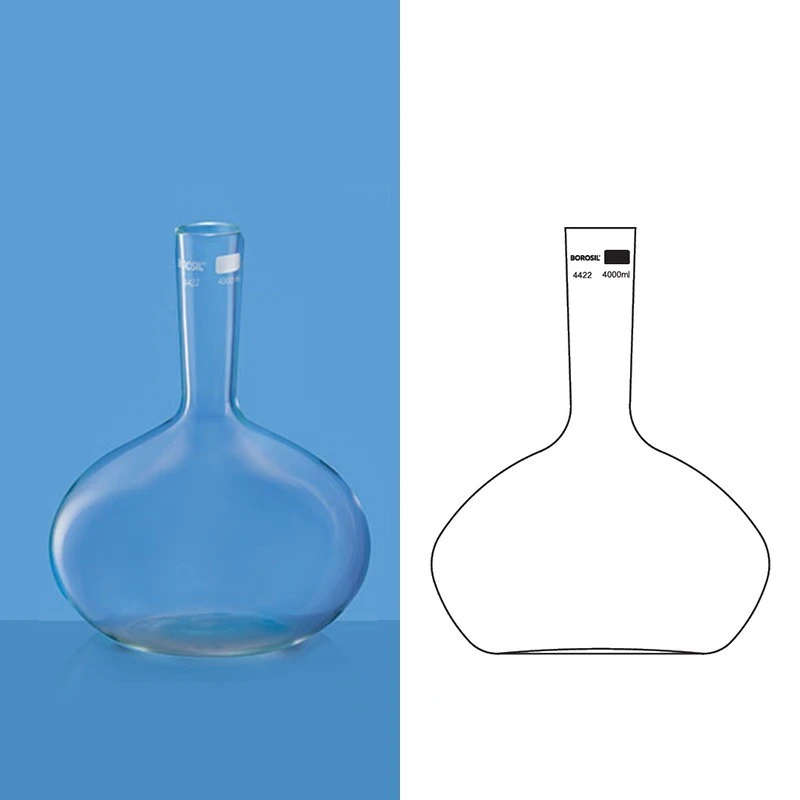 Borosil 4422-Haffikine Culture Flask image-1