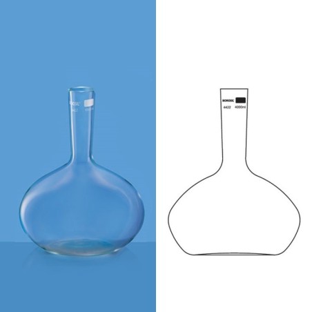 Borosil 4422-Haffikine Culture Flask image-1
