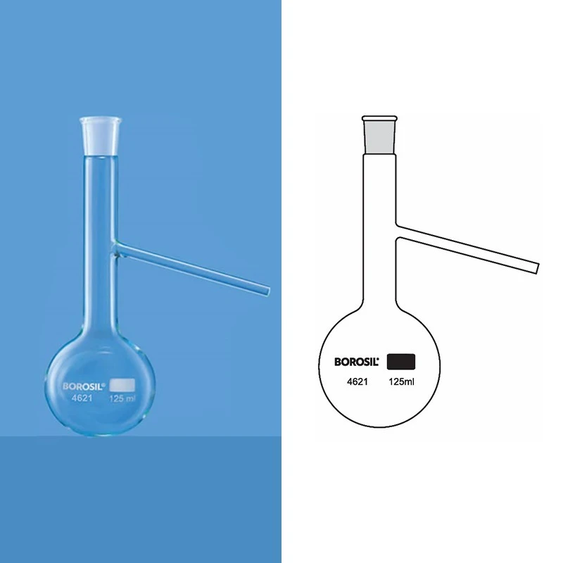 Borosil 4621-Distilling Flask With I/C Joint image-1