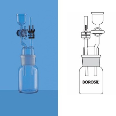 Borosil 5201001-Gutzeit Arsenic Determination Apparatus image-1
