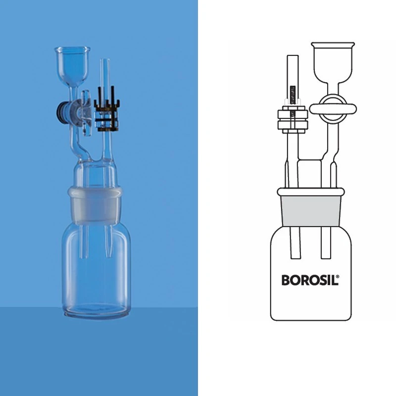 Borosil 5201001-Gutzeit Arsenic Determination Apparatus image-1