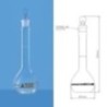 Borosil 5647 - Volumetric Flasks ASTM, Wide Mouth, Clear, Neck size as per ASTM (Bulgy neck)