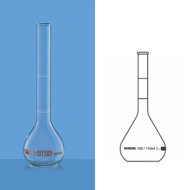 Borosil 5650-Volumetric Flasks For Sugar Estimation